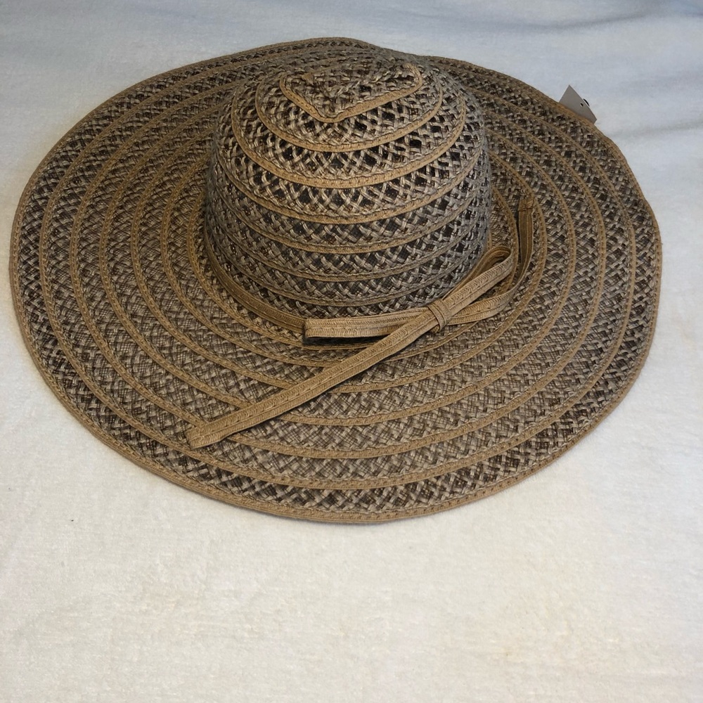 NTW Tan Straw Beach Hat